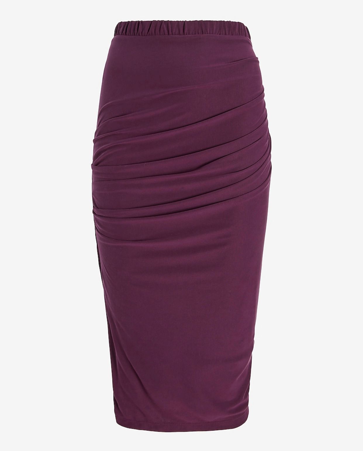 Buy FABALLEY Purple Womens Lace Pencil Skirt | Shoppers Stop